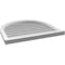 Ekena Millwork Round Top Surface Mount PVC Gable Vent: Functional, w/ 2"W x 2"P Brickmould Sill Frame, 30"W x 28"H GVPRT30X2803SF - alternate 2